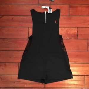 BSBE Romper with mesh and back zipper